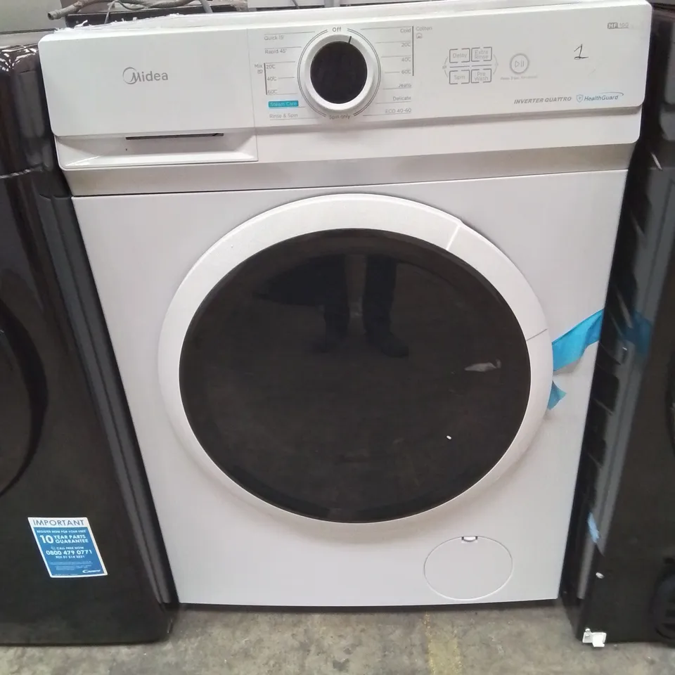 MIDEA 8KG FREESTANDING WASHING MACHINE IN WHITE -COLLECTION ONLY-