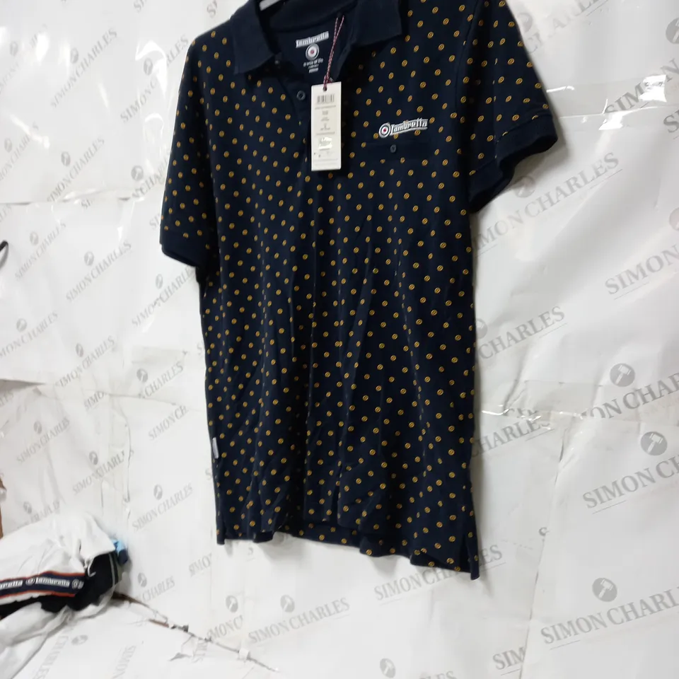 BOX OF 10 LAMBRETTA T-SHIRTS AND POLO TOPS 