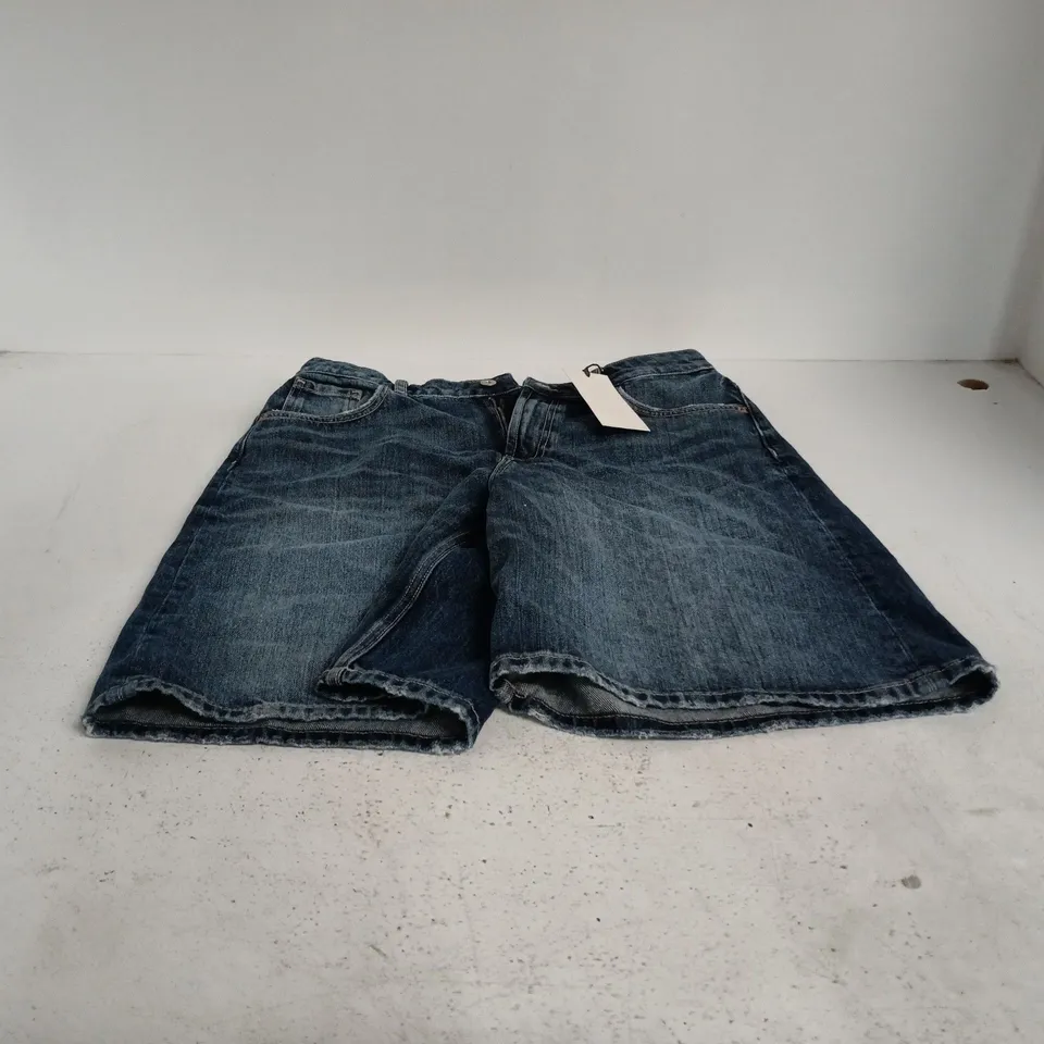 ZARA BAGGY BERMUDA WOMEN’S DENIM SHORTS – UK 12 (EU 40)