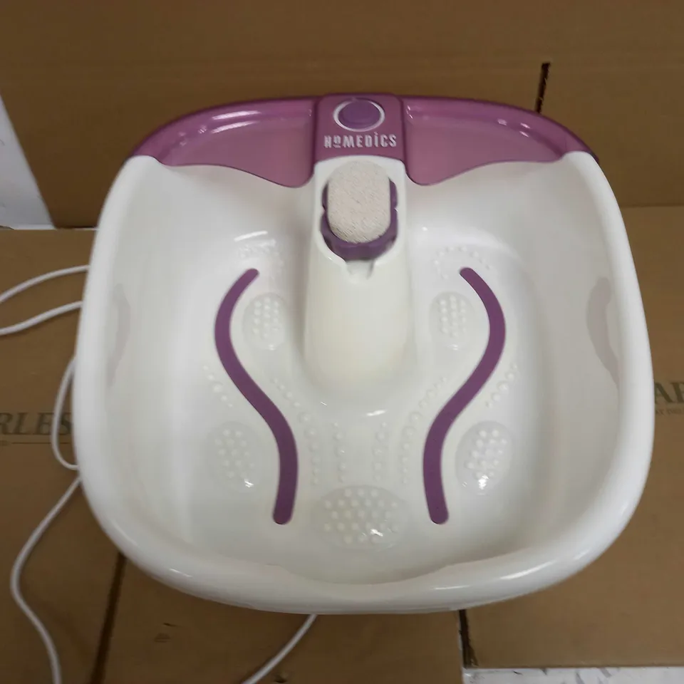 HOMEDICS BUBBLEMATE FOOT SPA AND MASSAGER