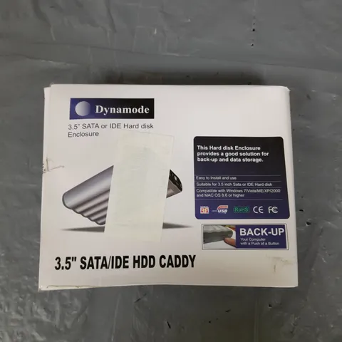APPROXIMATELY 15 BOXED DYNAMODE 3.5" SATA/IDE HDD CADDIES