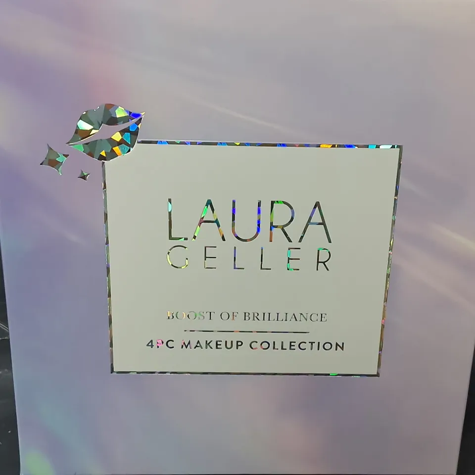 LAURA GELLER DOUBLE DIAMONDS ARE FOREVER COMPLEXION & LIP 4 PIECE COLLECTION