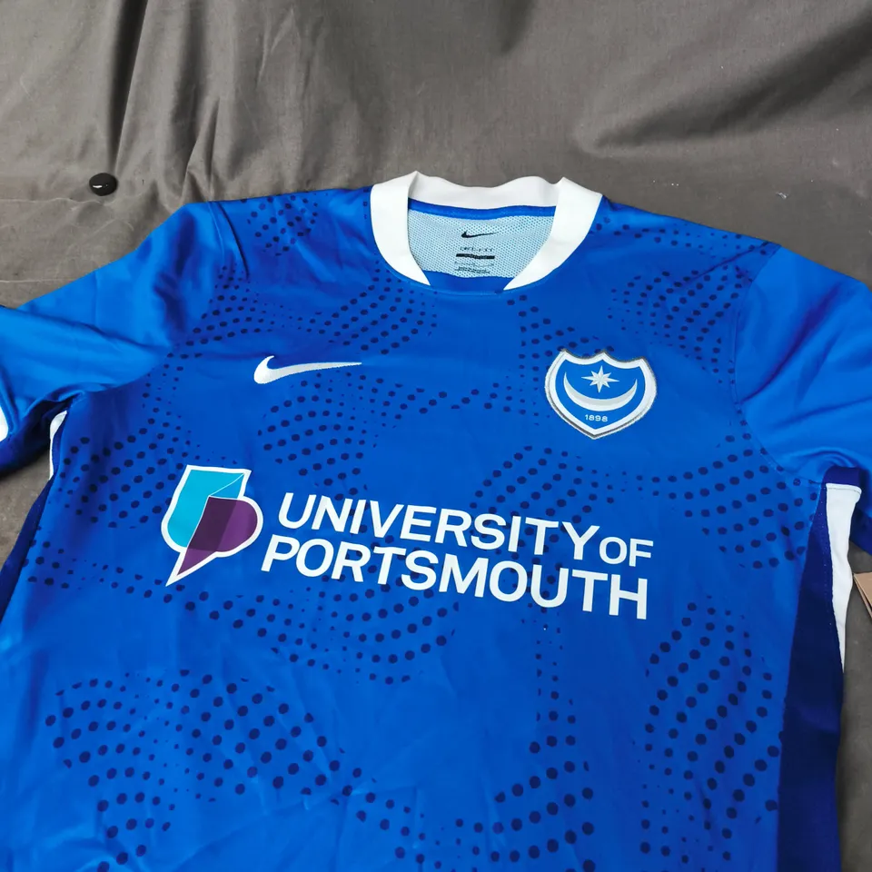 PORTSMOUTH FC HOME JERSEY - SIZE M