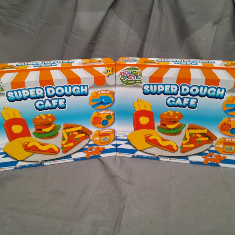 SET OF 2 DOUGH-TASTIC SUPER DOUGH CAFE