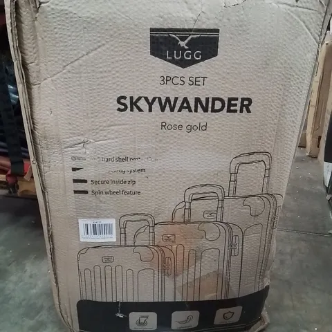 BOXED LUGG SKYWANDER 3pcs LUGGAGE SET  -ROSE GOLD-