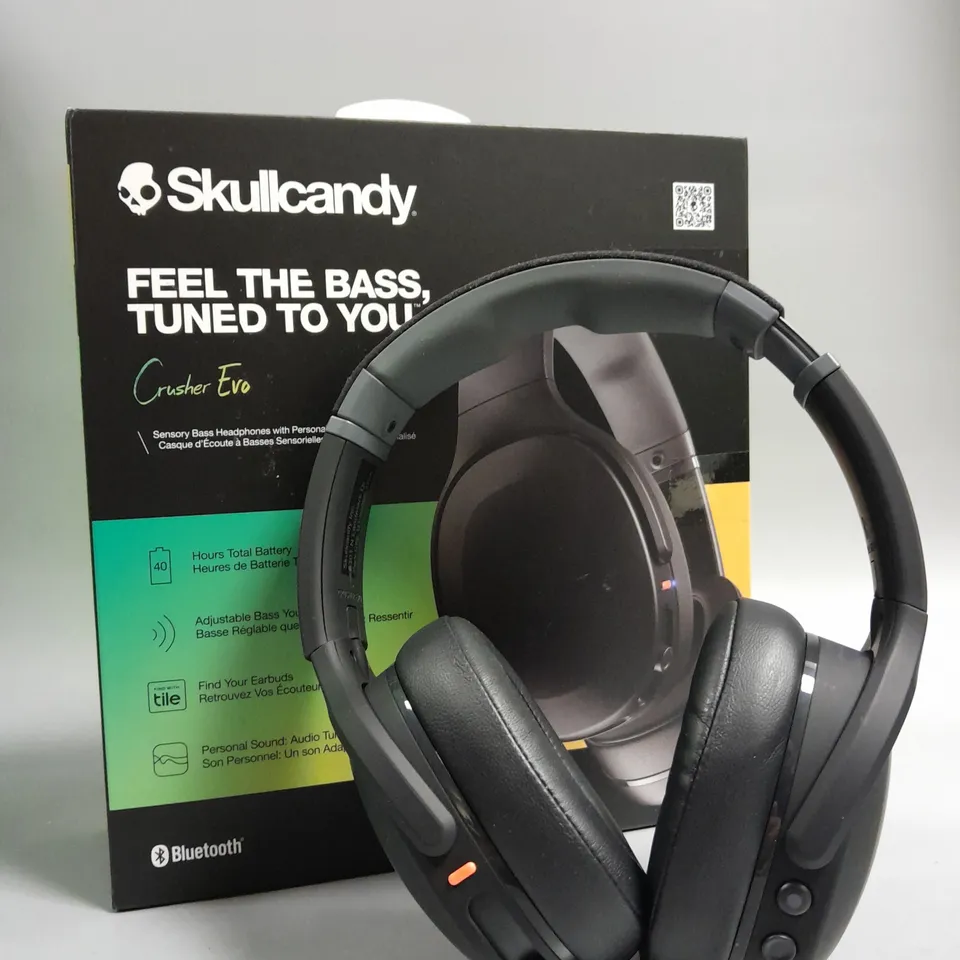 BOXED SKULLCANDY CRUSHER EVO WIRELESS BLUETOOTH HEADPHONES 