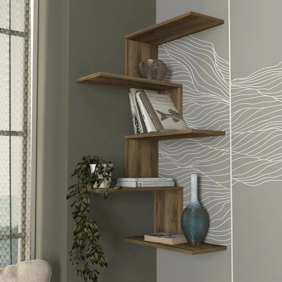 KIAJA 5 PIECE SQUARE CORNER SHELF
