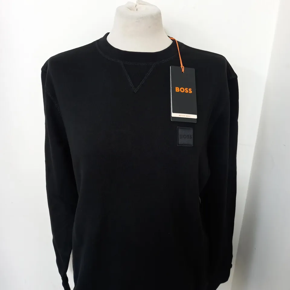 HUGO BOSS LOGO SWEATSHIRT SIZE S