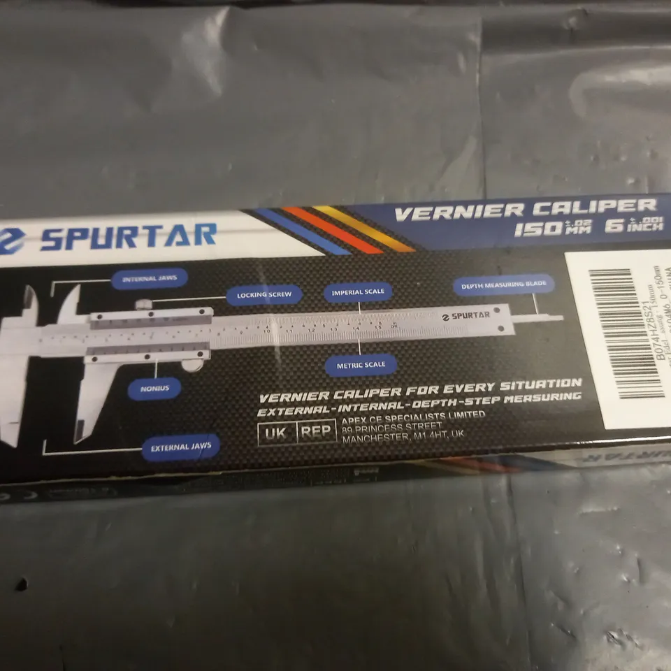 BOXED SPURTAR VERNIER CALIPER 