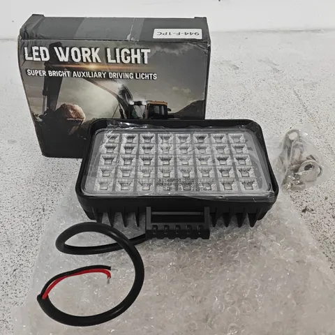 LOT OF 2 LED WORK LIGHT – SUPER BRIGHT AUXILIARY DRIVING LIGHTS (BOXED)