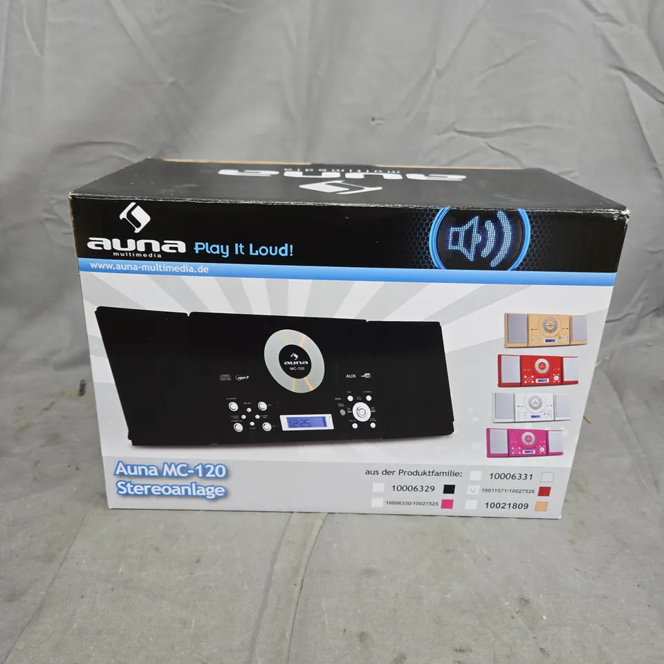 AUNA MP3 CD PLAYER MC-120 RED