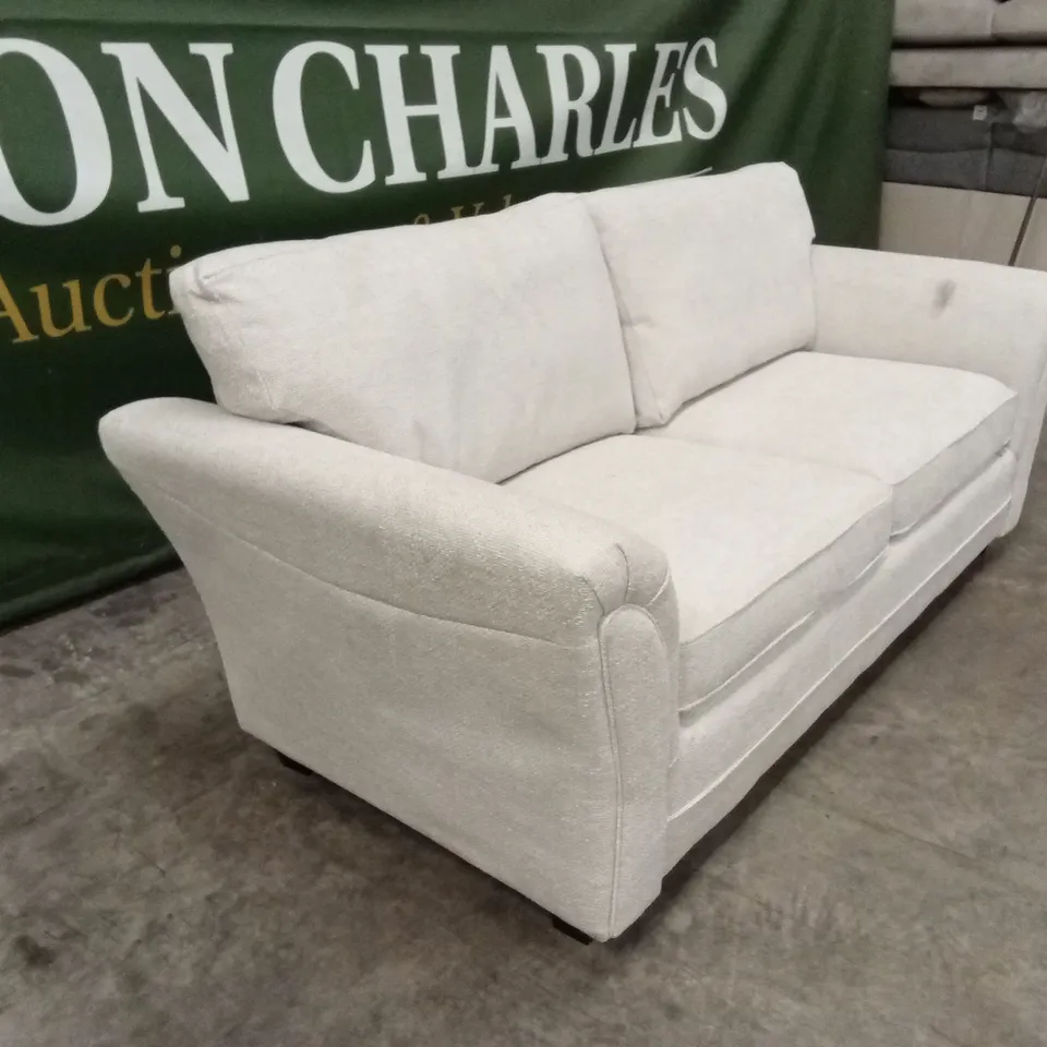 DURY CHUNKY WEAVE 3 SEATER STANDARD BACK SOFA - NATURAL RRP £599