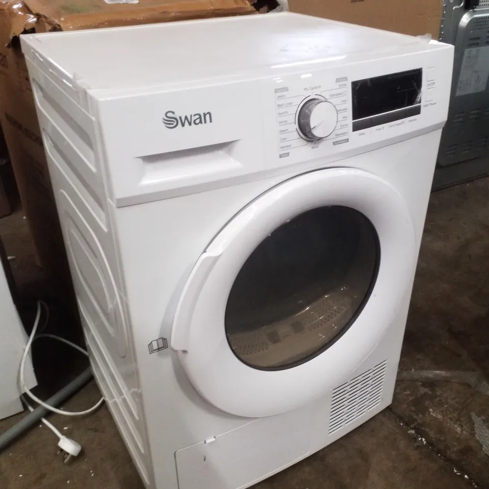SWAN STH75110W 8KG LOAD CONDENSER TUMBLE DRYER IN WHITE