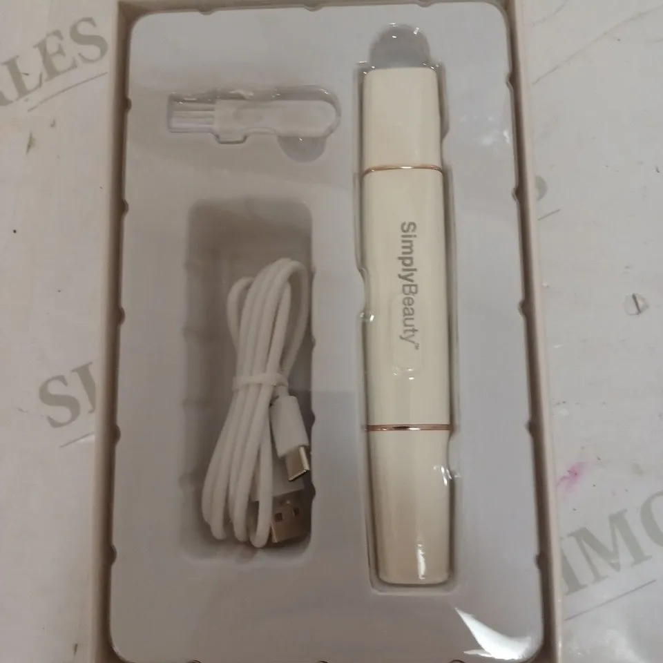 SIMPLY BEAUTY 2 IN 1 SUPER SMOOTH FACE & BROWS HAIR REMOVER, WHITE