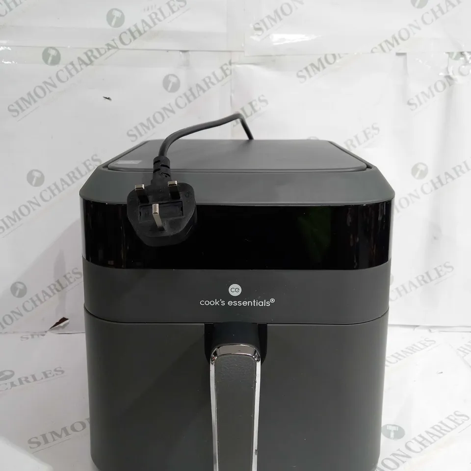 BOXED COOK'S ESSENTIALS 5.8L AIR FRYER, SLATE GREY