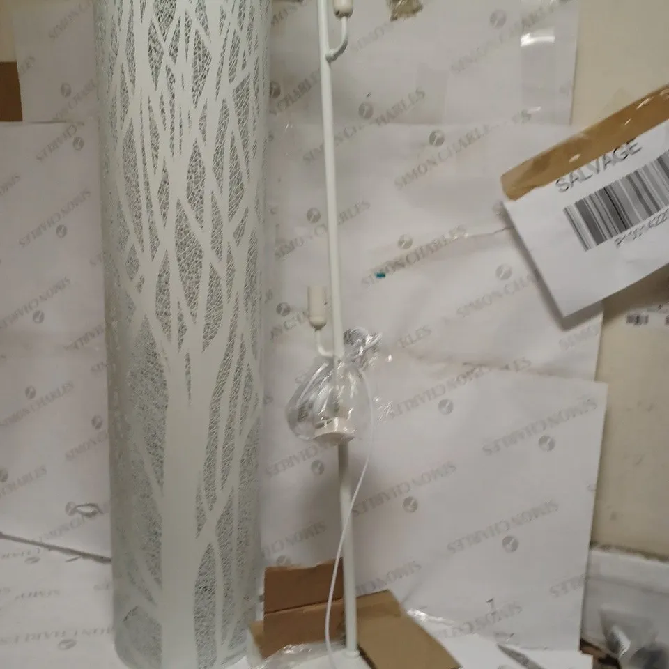 JOHN LEWIS DEVON FLOOR LAMP, WHITE [COLLECTION ONLY]