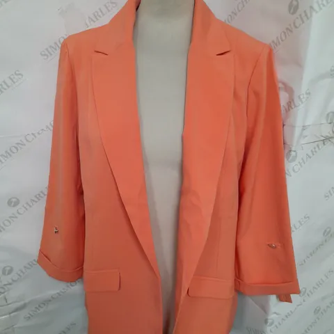 DANII MINOGUE BLAZER JACKET IN ORANGE SIZE 16