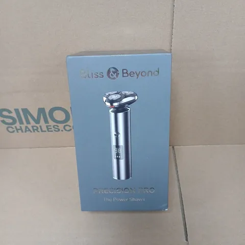 BLISS AND BEYOND PRECISION PRO THE POWER SHAVER BOXED