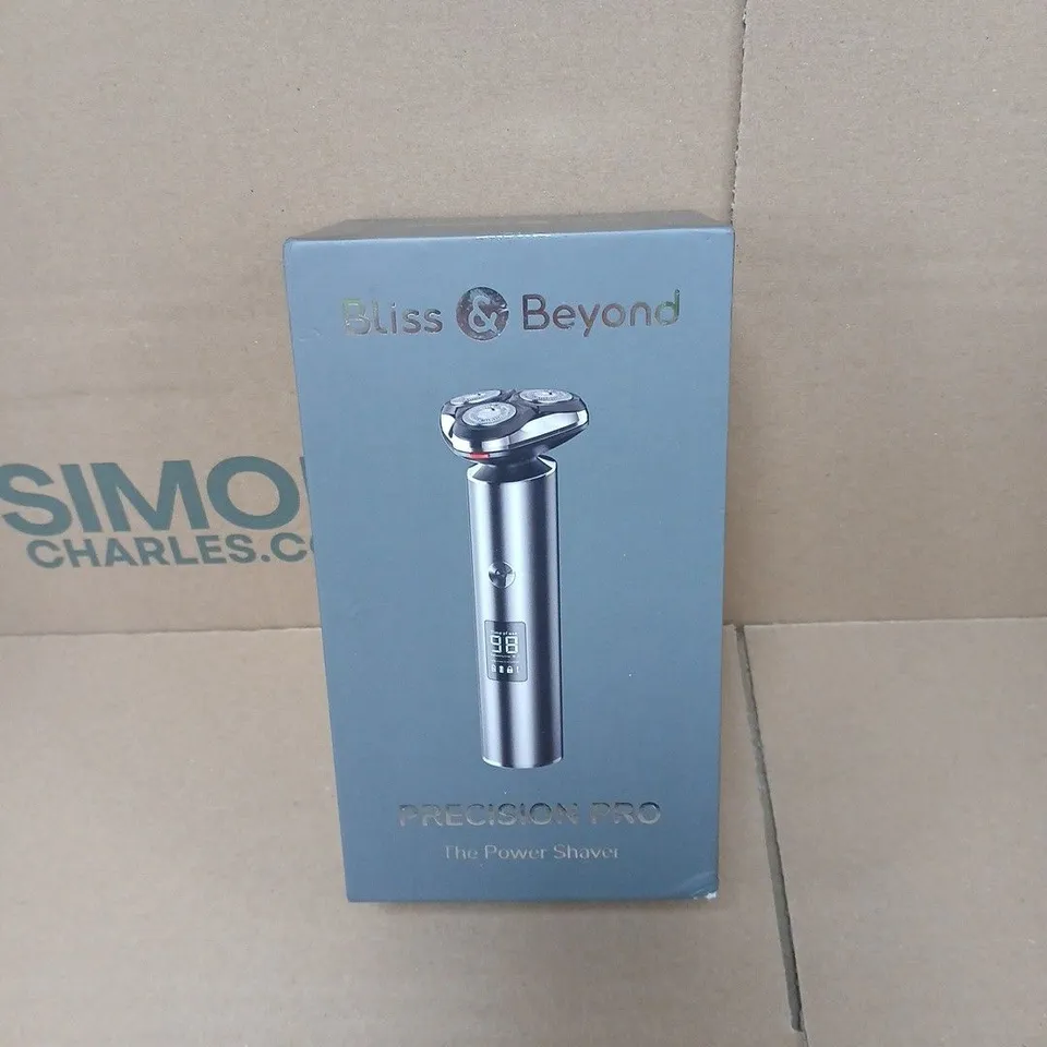 BLISS AND BEYOND PRECISION PRO THE POWER SHAVER BOXED