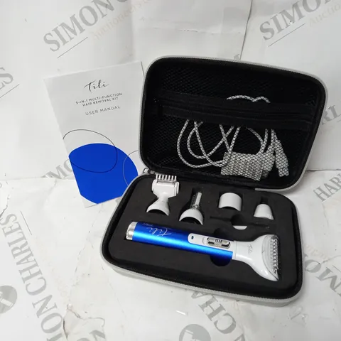 TILI 5-IN-1 MULTI-FUNCTION HAIR REMOVAL KIT - NAVY BLUE