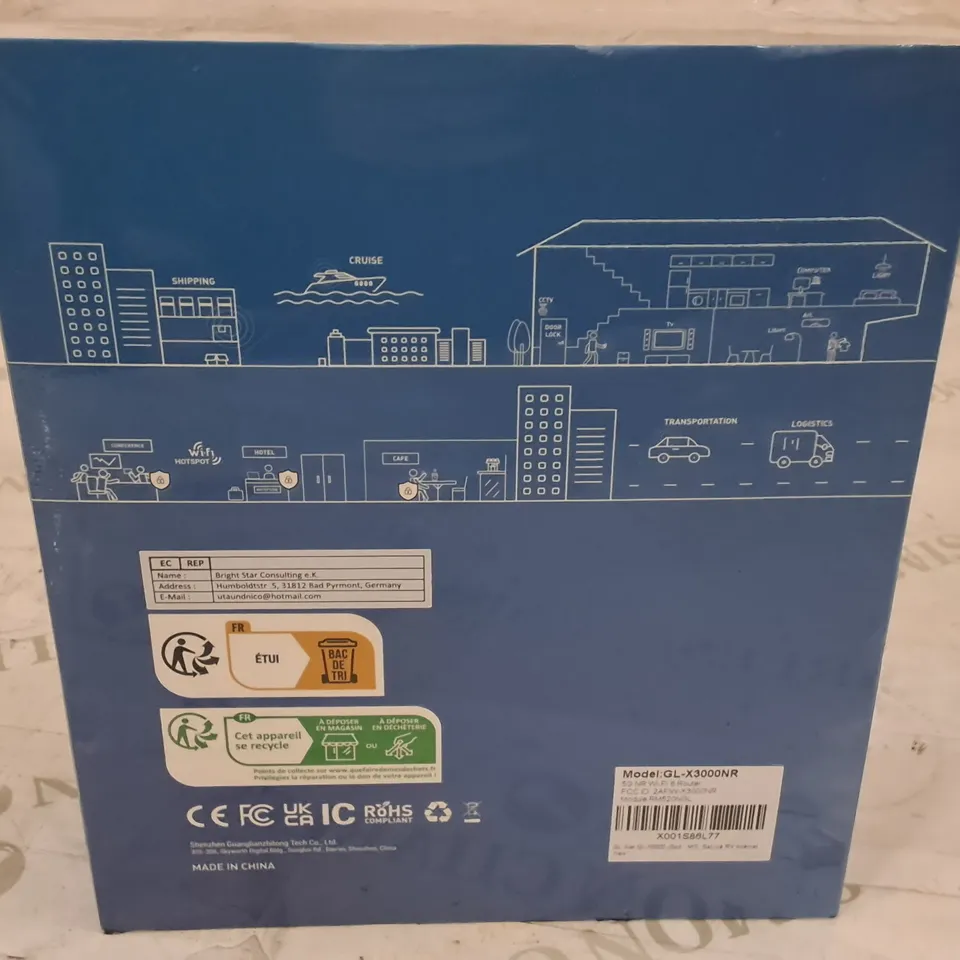 SEALED GL.INET GL-X3000 SPITE AX 5G WI-FI 6 ROUTER