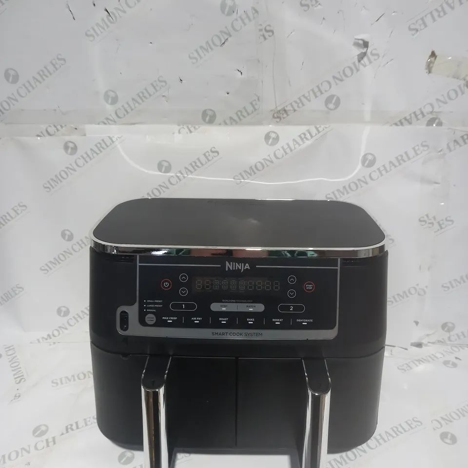 BOXED NINJA FOODI MAX 9.5L DUAL ZONE AIRFRYER AF451UK