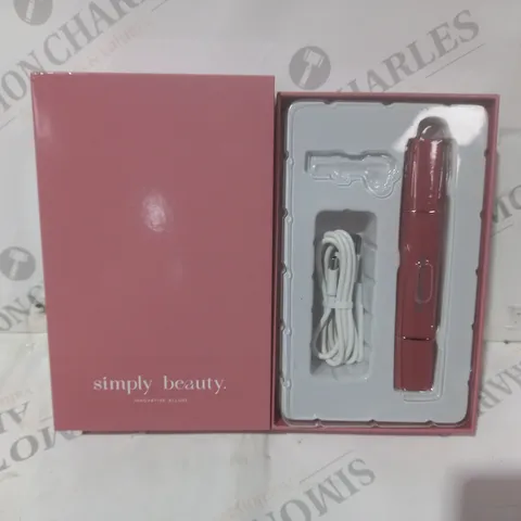 BOXED SIMPLY BEAUTY 2 IN 1 SUPER SMOOTH FACE & BROWS HAIR REMOVER, BLUSH