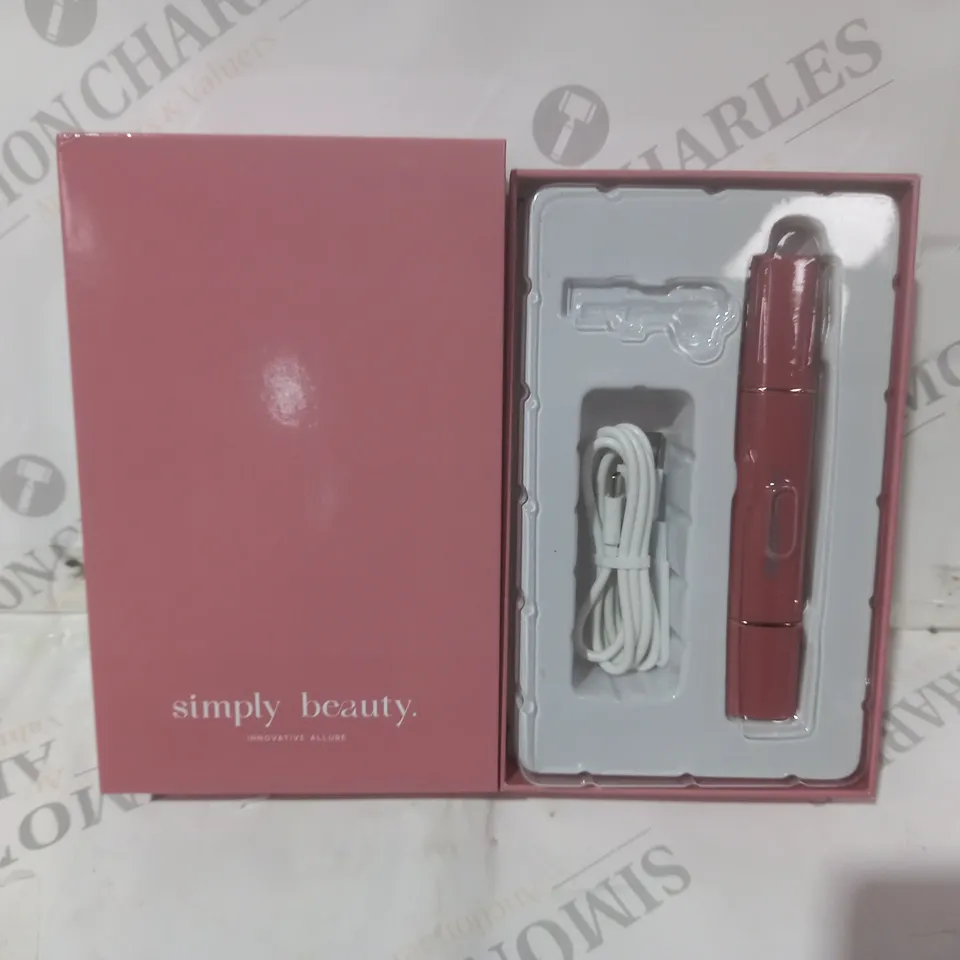 BOXED SIMPLY BEAUTY 2 IN 1 SUPER SMOOTH FACE & BROWS HAIR REMOVER, BLUSH