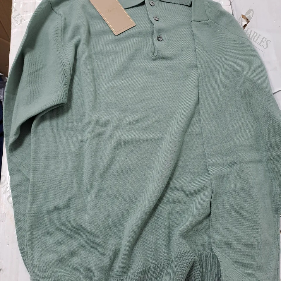 FURETEIN CASHWOOL QUARTER BUTTON TOP - LARGE