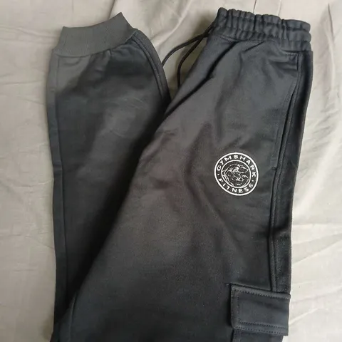 GYMSHARK LEGACY JOGGERS IN BLACK - XS