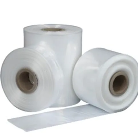 PALLET OF APPROXIMATELY 14 ROLLS OF 23LF5018 POLYSHIELD™ HEAVY DUTY LAY FLAT TUBING 30% RECYCLED CLEAR 18"