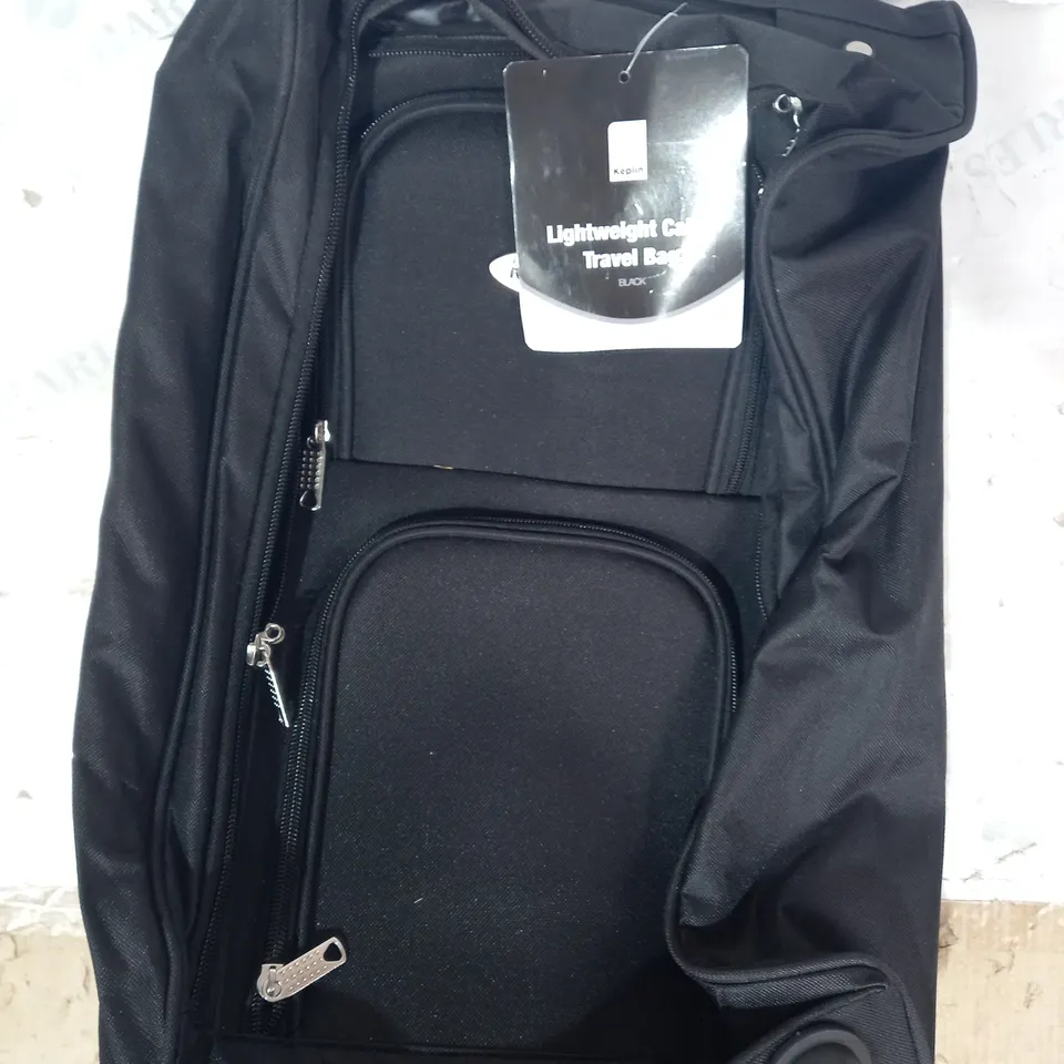 KEPLIN LIGHTWEIGHT CABIN TRAVEL BAG IN BLACK
