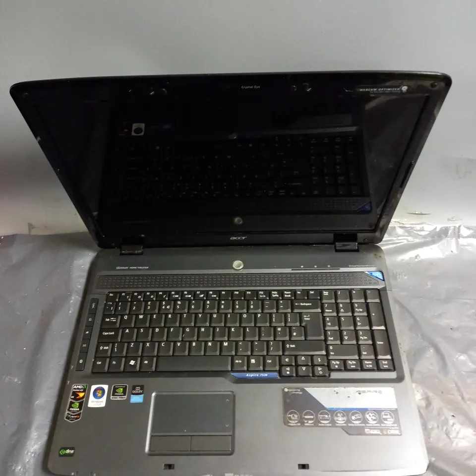 ACER ASPIRE 7530 LAPTOP IN BLACK