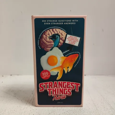 STRANGEST THINGS TRIVIA β BOXED TRIVIA GAME