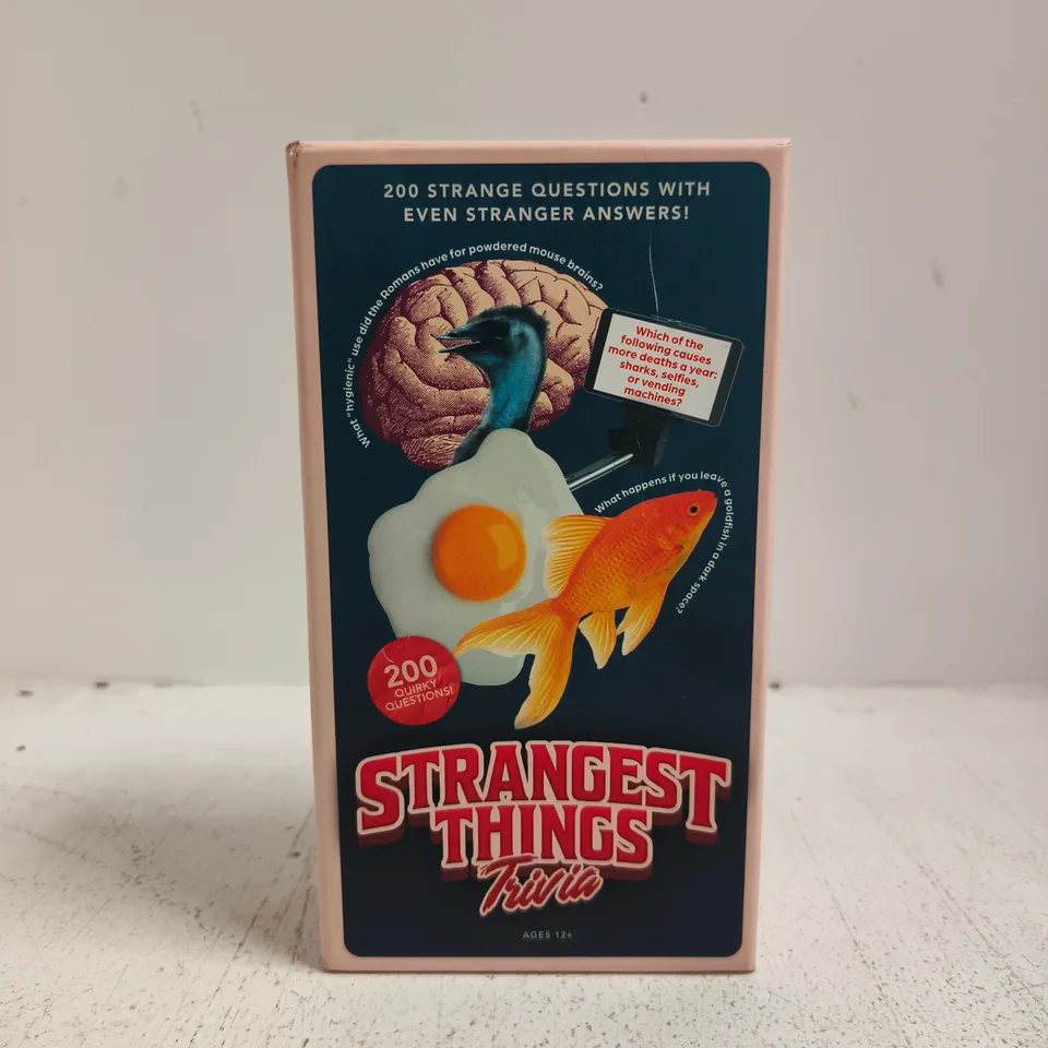 STRANGEST THINGS TRIVIA – BOXED TRIVIA GAME