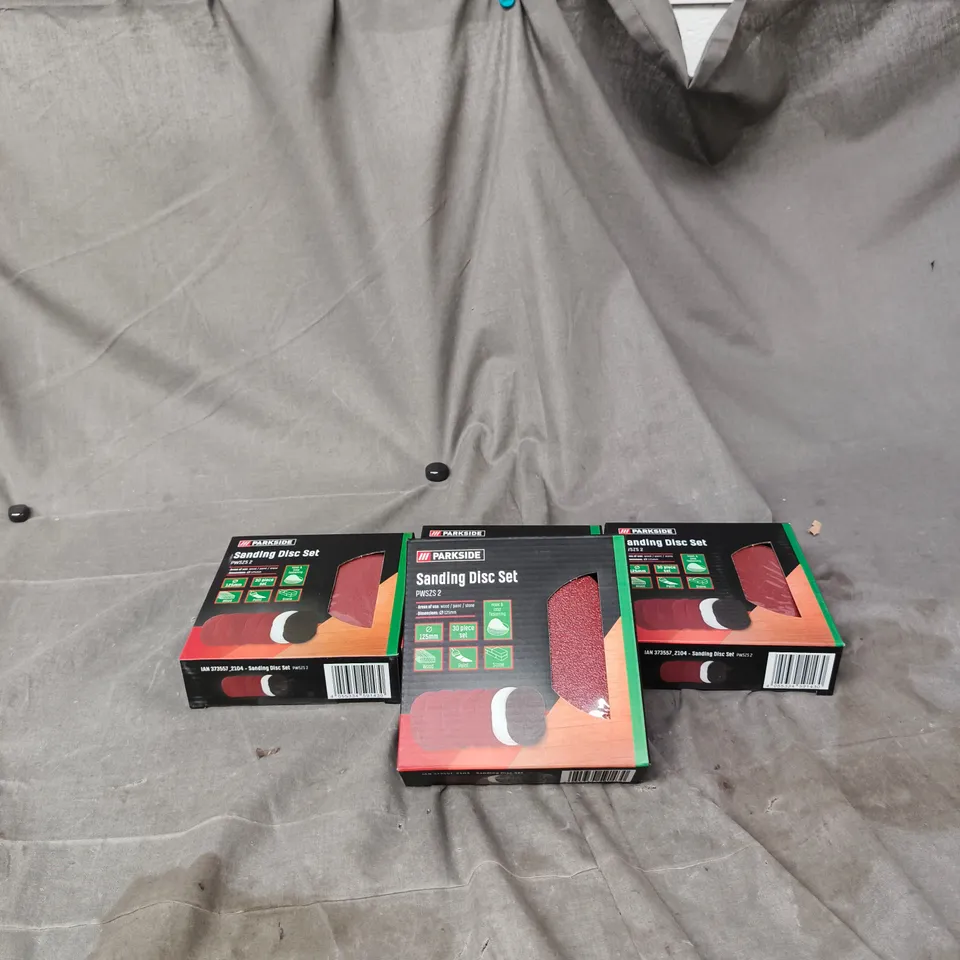 4 X PARK SIDE SANDING DISC SET PWSZS 2
