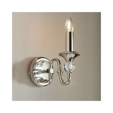 BRAND NEW POLINA NICKEL SINGLE WALL LIGHT