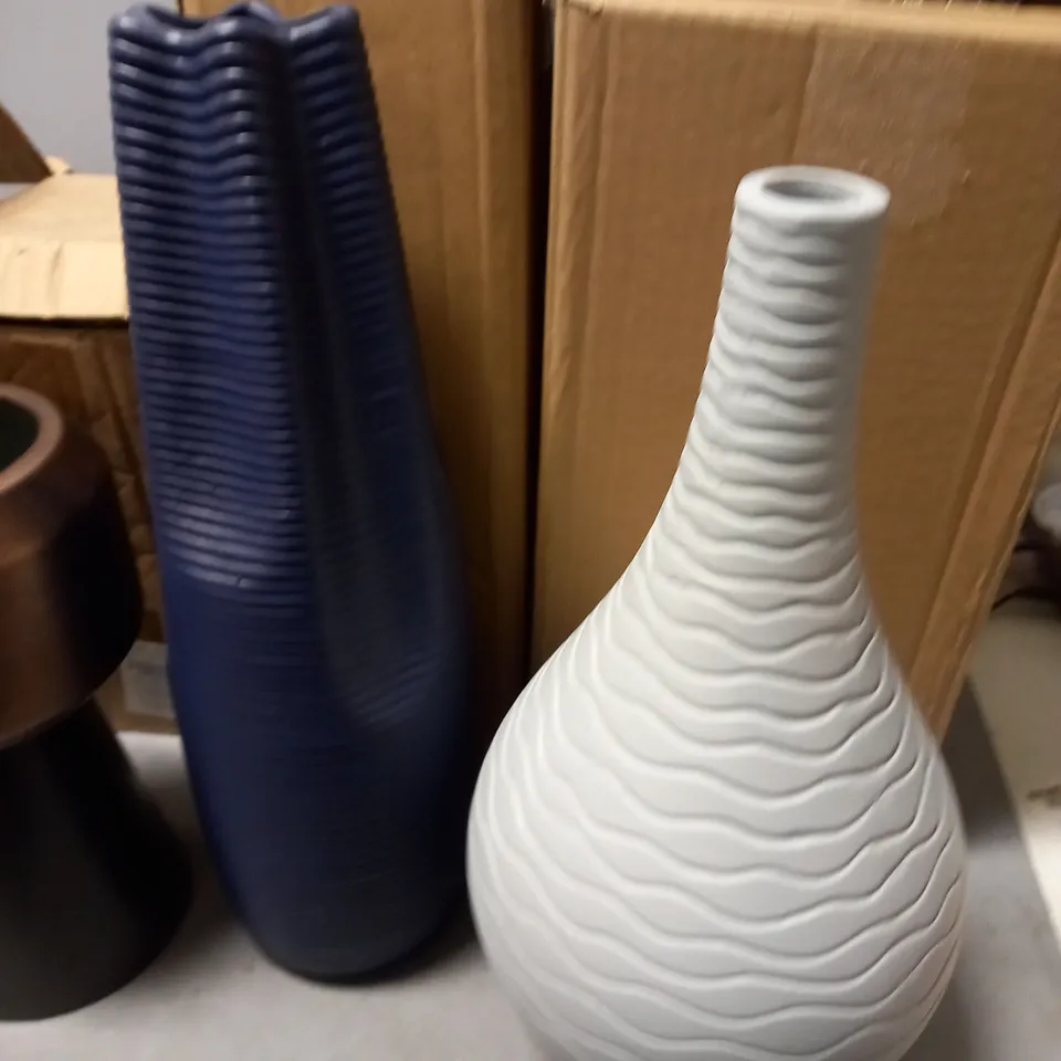 LOT OF 4 ASSORTED BRAND NEW VASES