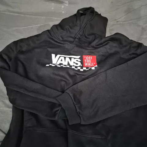 VANS OFF THE WALL HOODIE, BLACK, UK 3XL