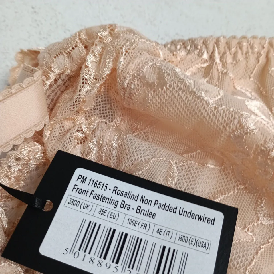 POUR MOI ROSALIND NON-PADDED UNDERWIRED FRONT-FASTENING BRA – BRULEE, UK 38DD (EU 85E)
