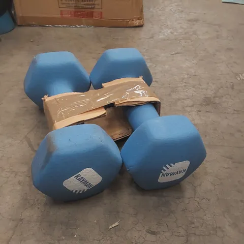 PAIR OF KAYMAN 5KG DUMBELLS