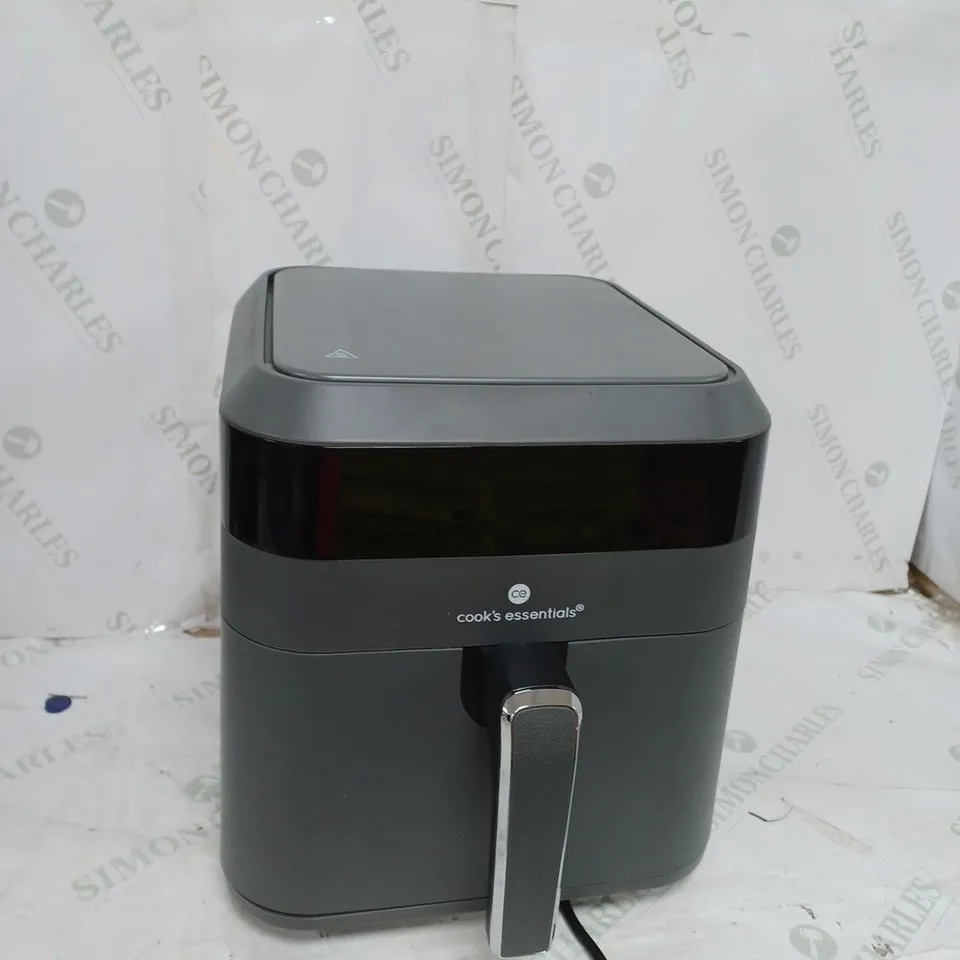 BOXED COOK'S ESSENTIALS 5.8L AIR FRYER IN SLATE GREY