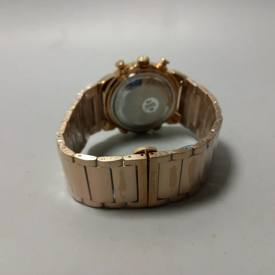 BOXED GAMAGES SPORTS PACER ROSE GOLD WATCH 