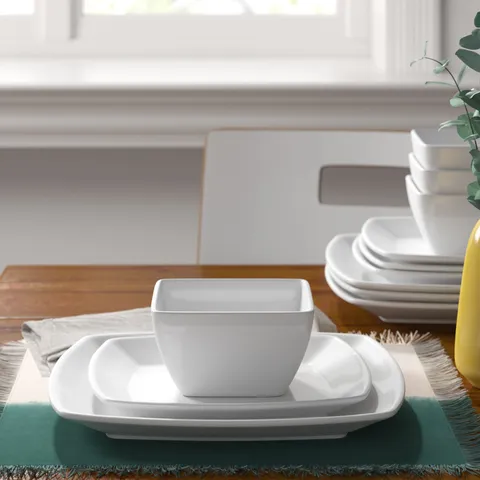 BOXED DWAYNE 11 PIECE MELAMINE DINNERWARE SET