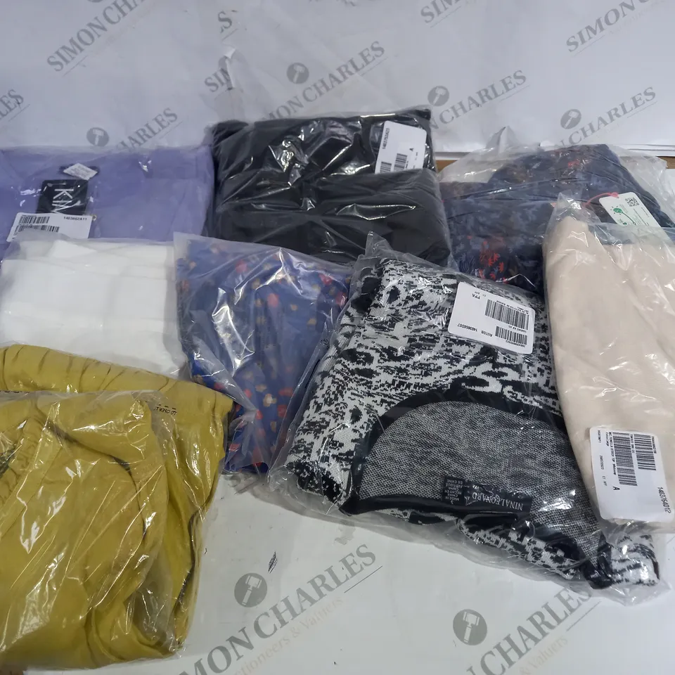 APPROXIMATELY 8 CLOTHING ITEMS TO INCLUDE DRESSES, JUMPERS AND TROUSERS