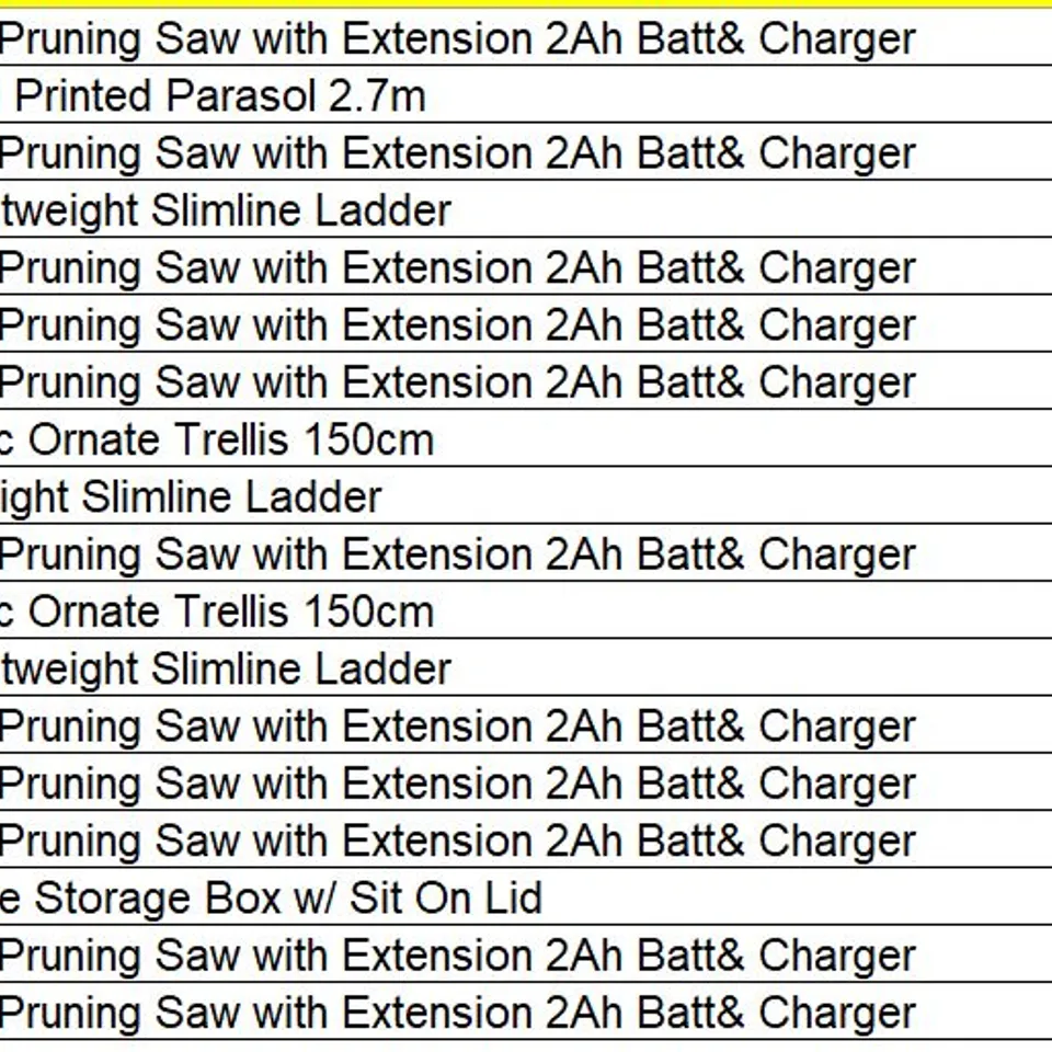 PALLET OF APPROXIMATELY 26 ASSORTED PRODUCTS TO INCLUDE;