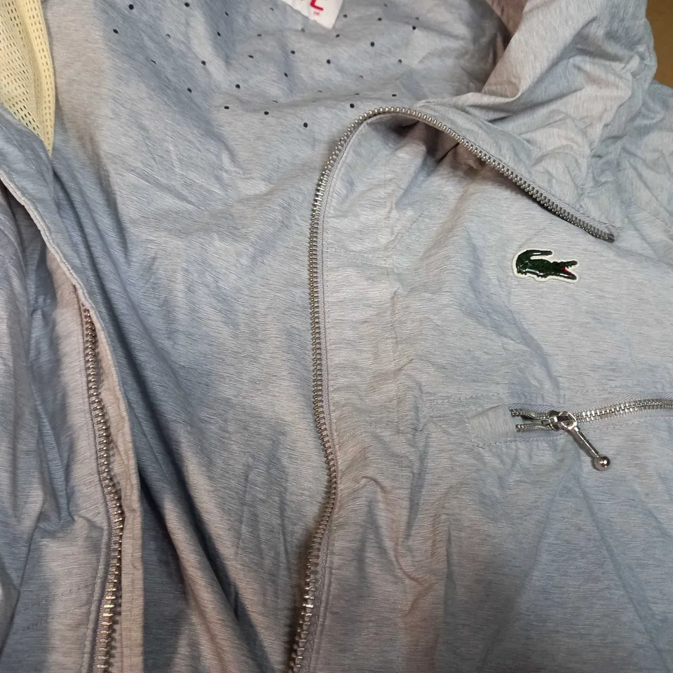 LACOSTE LIVE GREY MARL LIGHT WEIGHT OUTDOOR JACKET