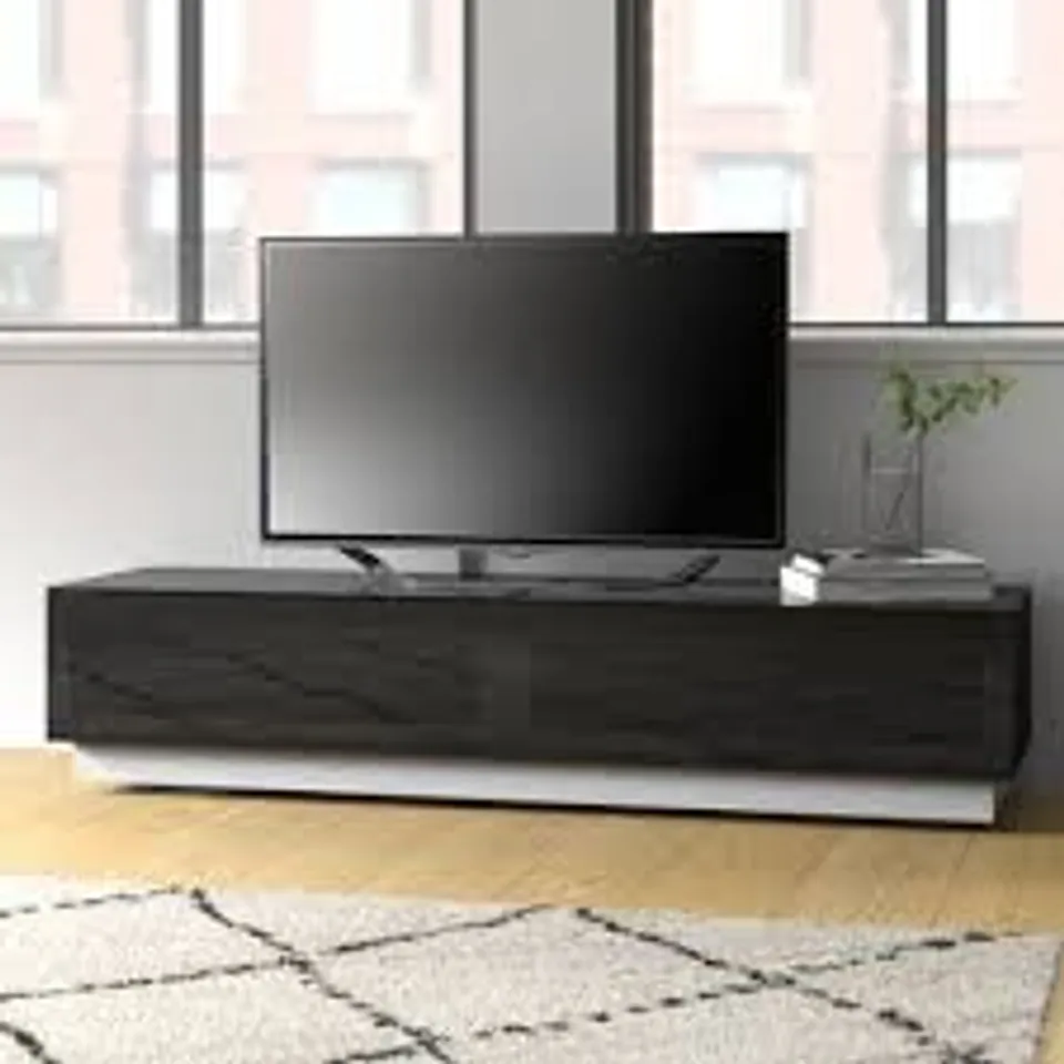 BOXED KRYSTYNA TV STAND FOR TVS UP TO 75" - BLACK (2 BOXES)