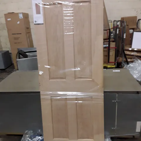 XL JOINERY OAK VICTORIAN 4 PANEL WITH NON RAISED MOULDINGS FIRE DOOR 1981×762×44MM