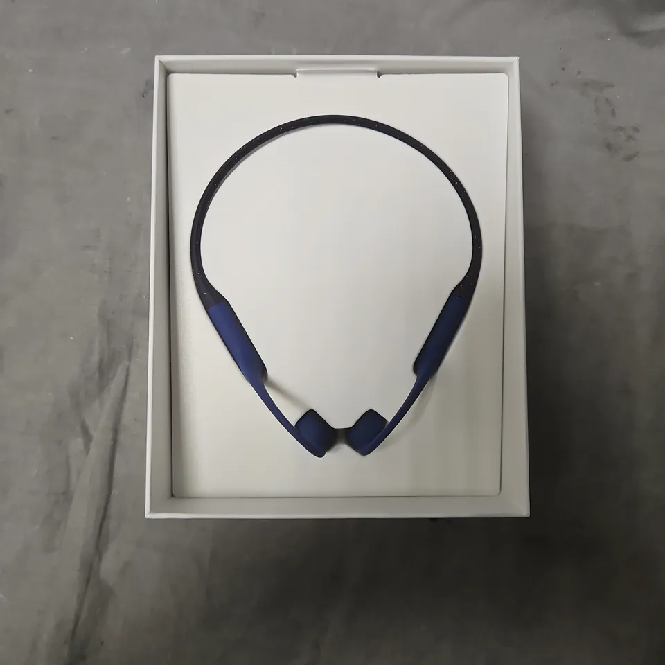 SHOKZ OPENSWIM BONE CONDUCTION HEADPHONES – BLUE (BOXED)